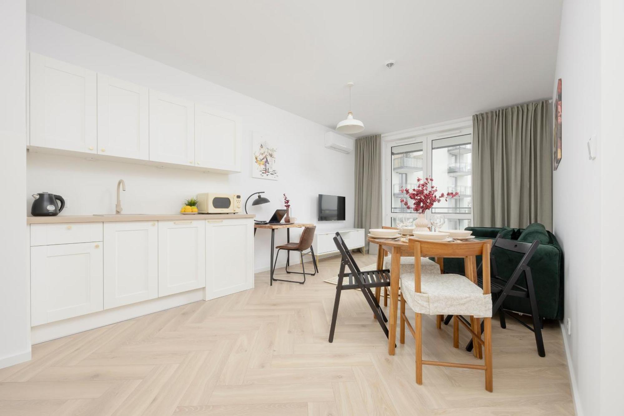 Modern Apartment With Balcony Near Aleje Jerozolimskie By Noclegi Renters 华沙 外观 照片