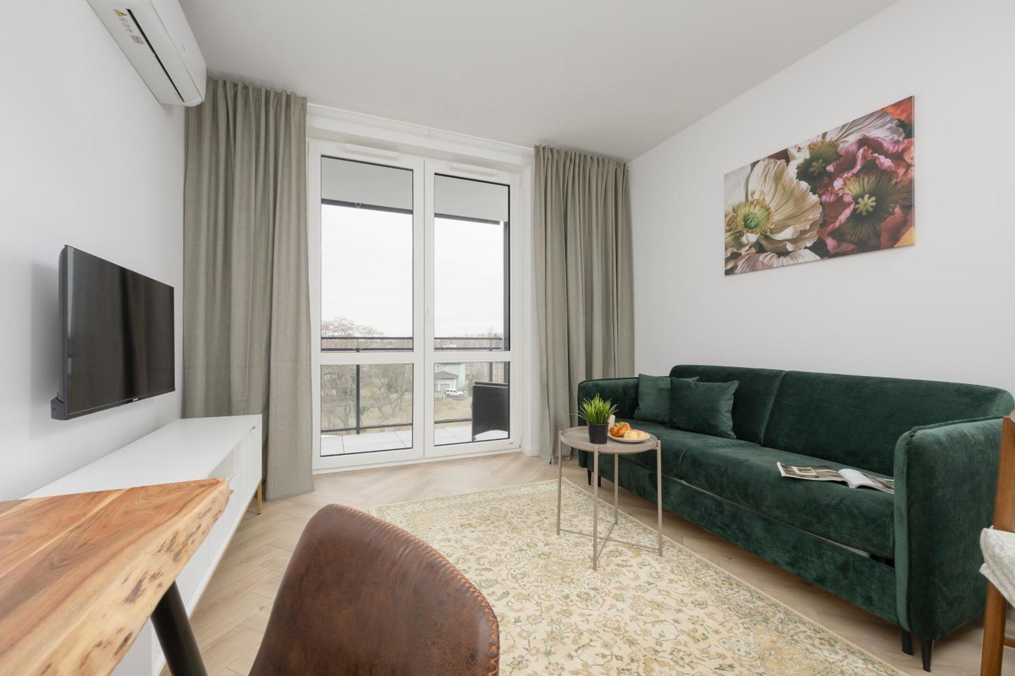 Modern Apartment With Balcony Near Aleje Jerozolimskie By Noclegi Renters 华沙 外观 照片